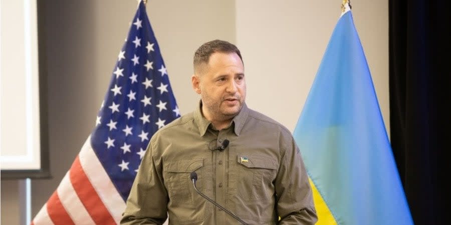 Andriy Yermak during his visit to Washington on December 5