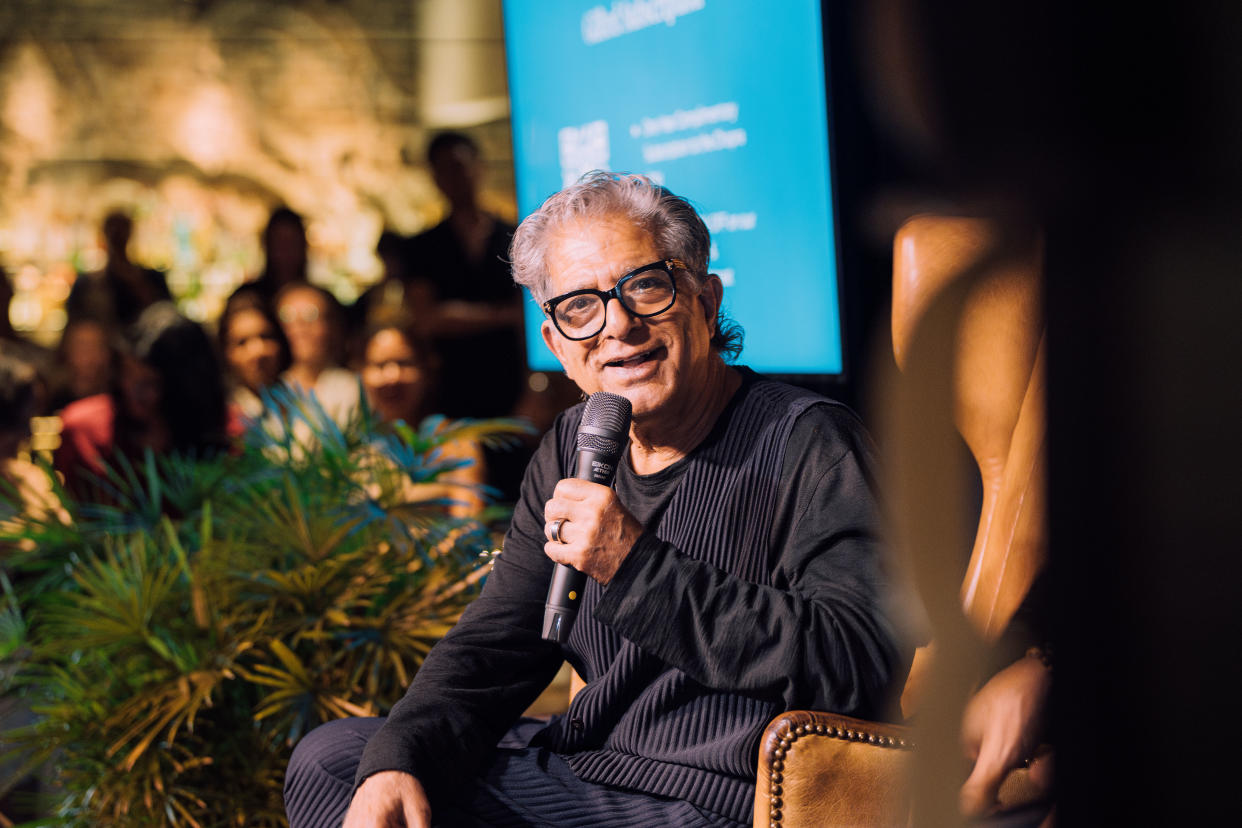 Deepak Chopra shared some of his learnings at The Conscious Festival. (PHOTO: Green Is The New Black)