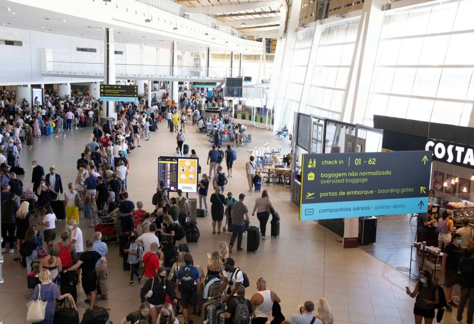 Faro Airport is one of many airports in Europe bracing for huge queues this summer