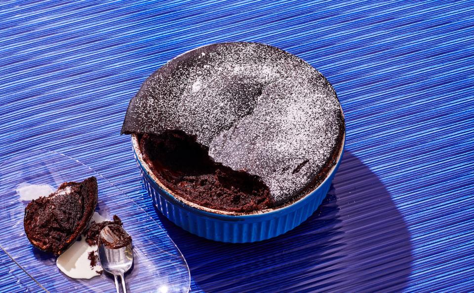 Brown Butter–Chocolate Soufflé Fit for a Crowd