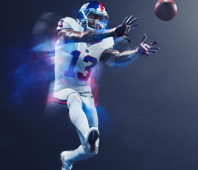 The Philadelphia Eagles And New York Giants Unveil Latest 'Color Rush'  Uniforms On Thursday Night Football