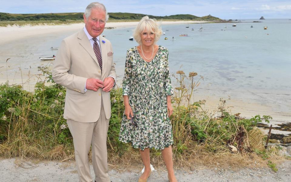 The Duke and Duchess of Cornwall  - Ben Birchall /PA