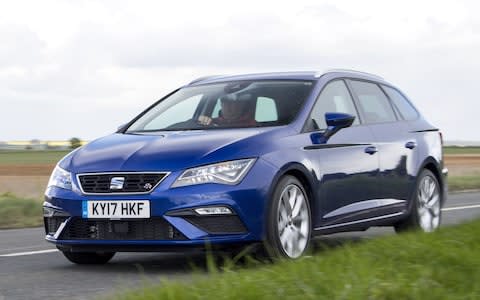 2017 Seat Leon ST driving front 