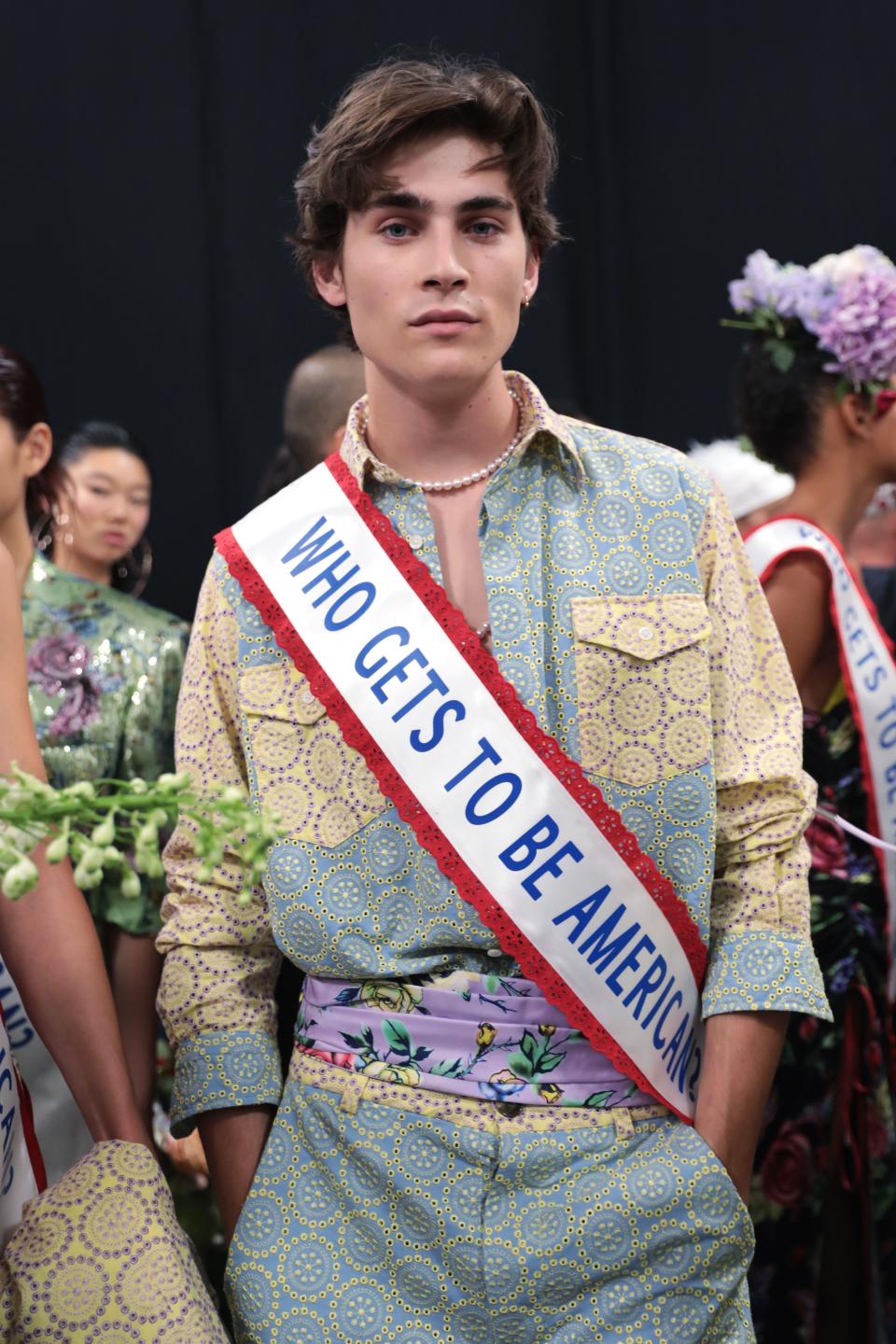 Backstage at Prabal Gurung, spring 2020. - Credit: Sophie Sahara/WWD