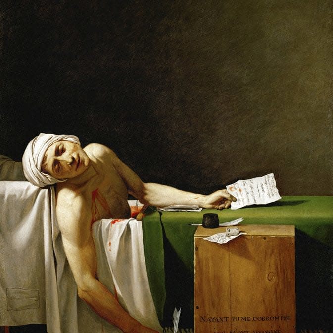 The death of Marat, by David - David/Wikimedia Commons