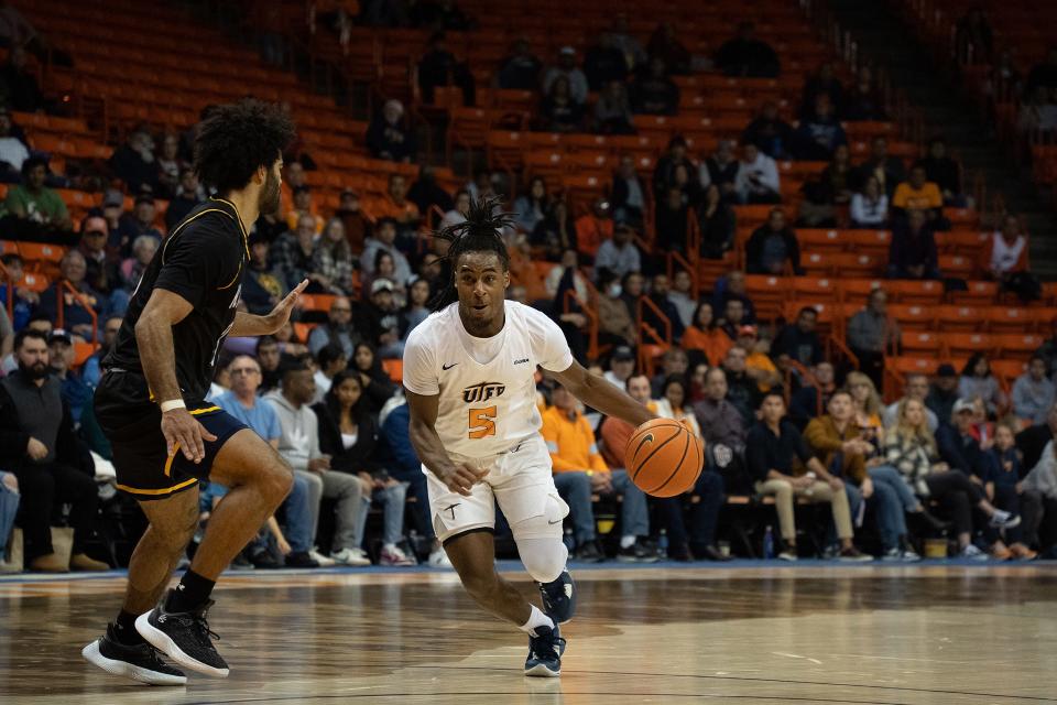 UTEP guard Shamar Givance goes up against Kent State on Thursday at the Don Haskins Center.