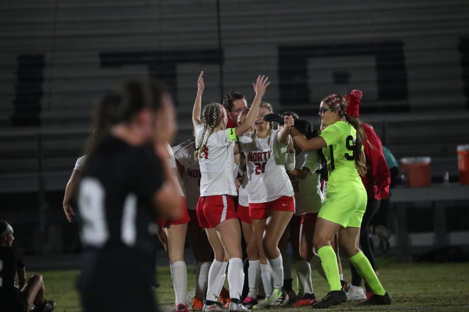 Mariner hosts North Fort Myers in the 5A-Region 3 Girls Soccer Finals on Wednesday, Feb. 21, 2024, in Cape Coral. North Fort Myers won 1-0.