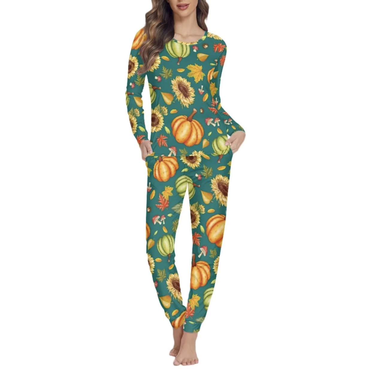 <p><a href="https://go.redirectingat.com?id=74968X1596630&url=https%3A%2F%2Fwww.walmart.com%2Fip%2FBinienty-Thanksgiving-Pumpkin-Sunflower-Mushroom-Nightwear-Women-Pajama-Set-Fall-Prefect-Gift-Scoop-Neck-Tops-Jogger-Sweatpants-Nightgown-Sleepwear-E%2F5050554152&sref=https%3A%2F%2Fwww.goodhousekeeping.com%2Fholidays%2Fthanksgiving-ideas%2Fg45523165%2Fbest-thanksgiving-pajamas%2F" rel="nofollow noopener" target="_blank" data-ylk="slk:Shop Now;elm:context_link;itc:0;sec:content-canvas" class="link rapid-noclick-resp">Shop Now</a></p><p>Thanksgiving Pumpkin Sunflower Mushroom Nightwear</p><p>$39.99</p>