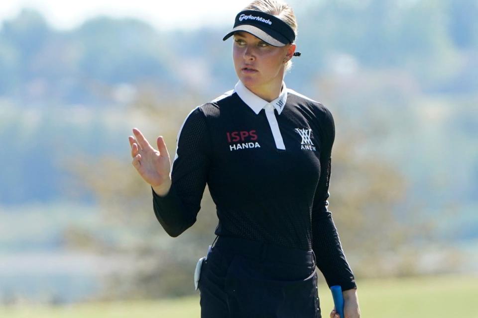 Charley Hull is back in the winners’ circle (LM Otero/AP/PA) (AP)