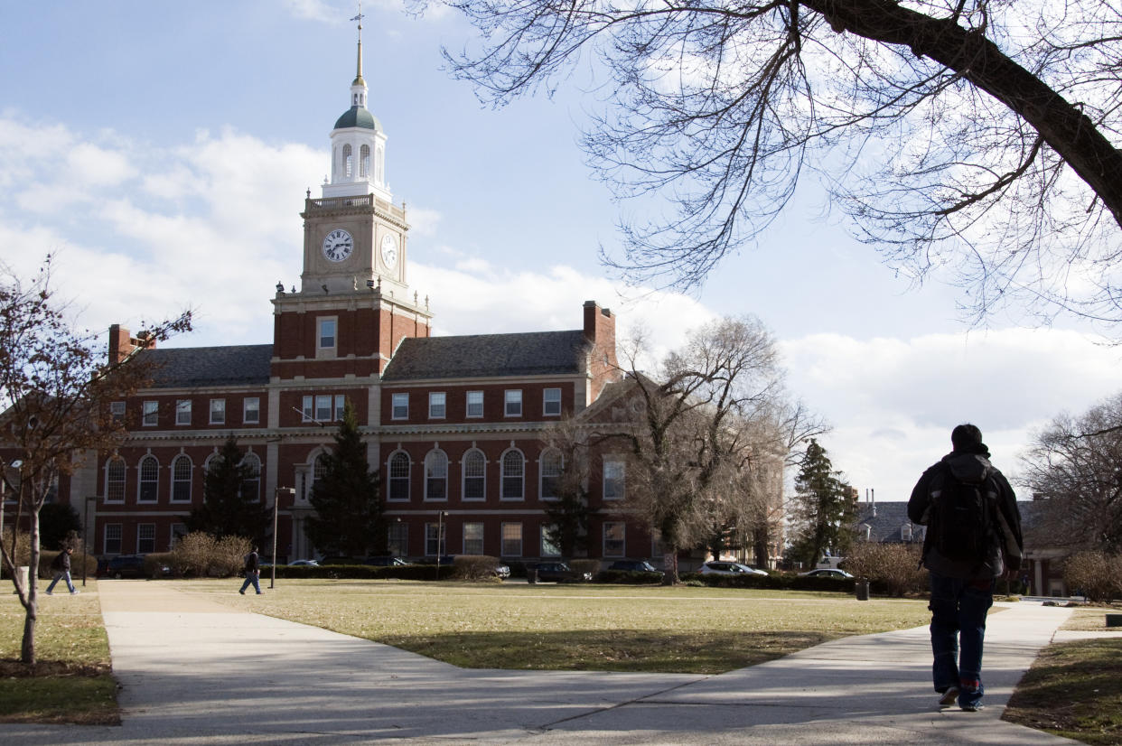 Howard University's president has generally confirmed that financial aid employees misappropriated funds over a period of several years. (Photo: Jason Colston via Getty Images)