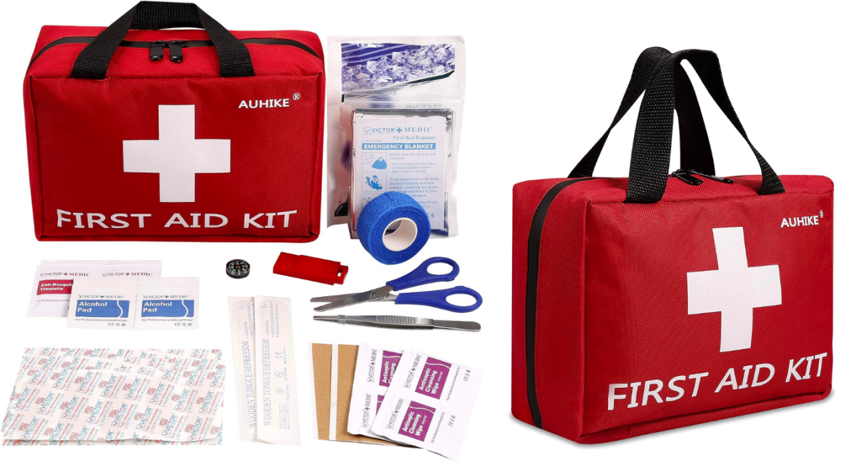 Hurry, now's your chance to save on the AUHIKE 110 Piece First Aid Kit. Images via Amazon.