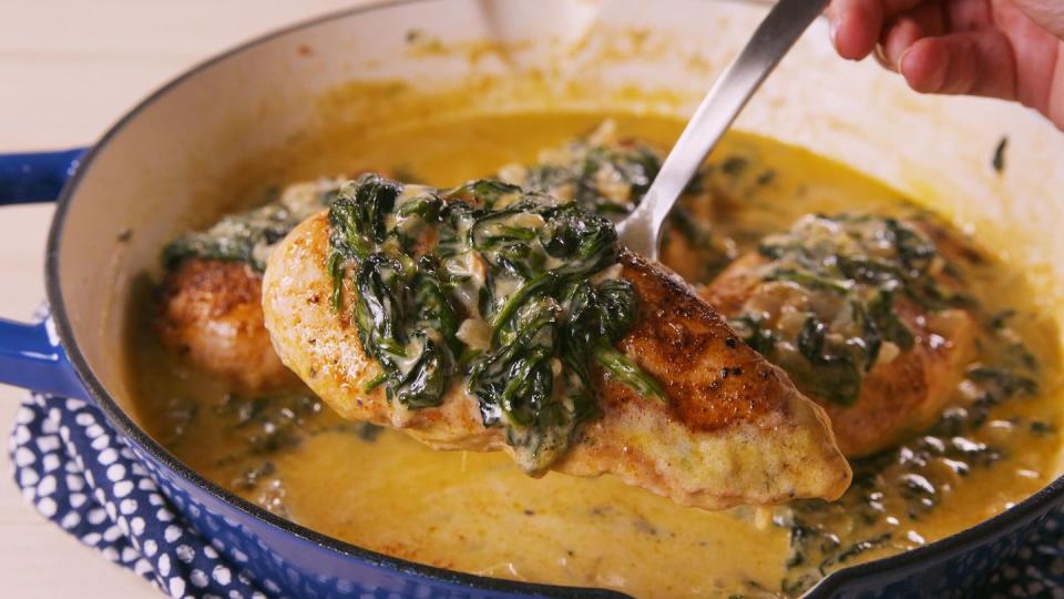 Creamed Spinach Chicken