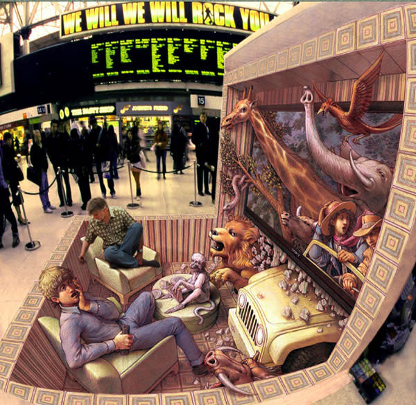 'The Armchair Traveler' by Kurt Wenner