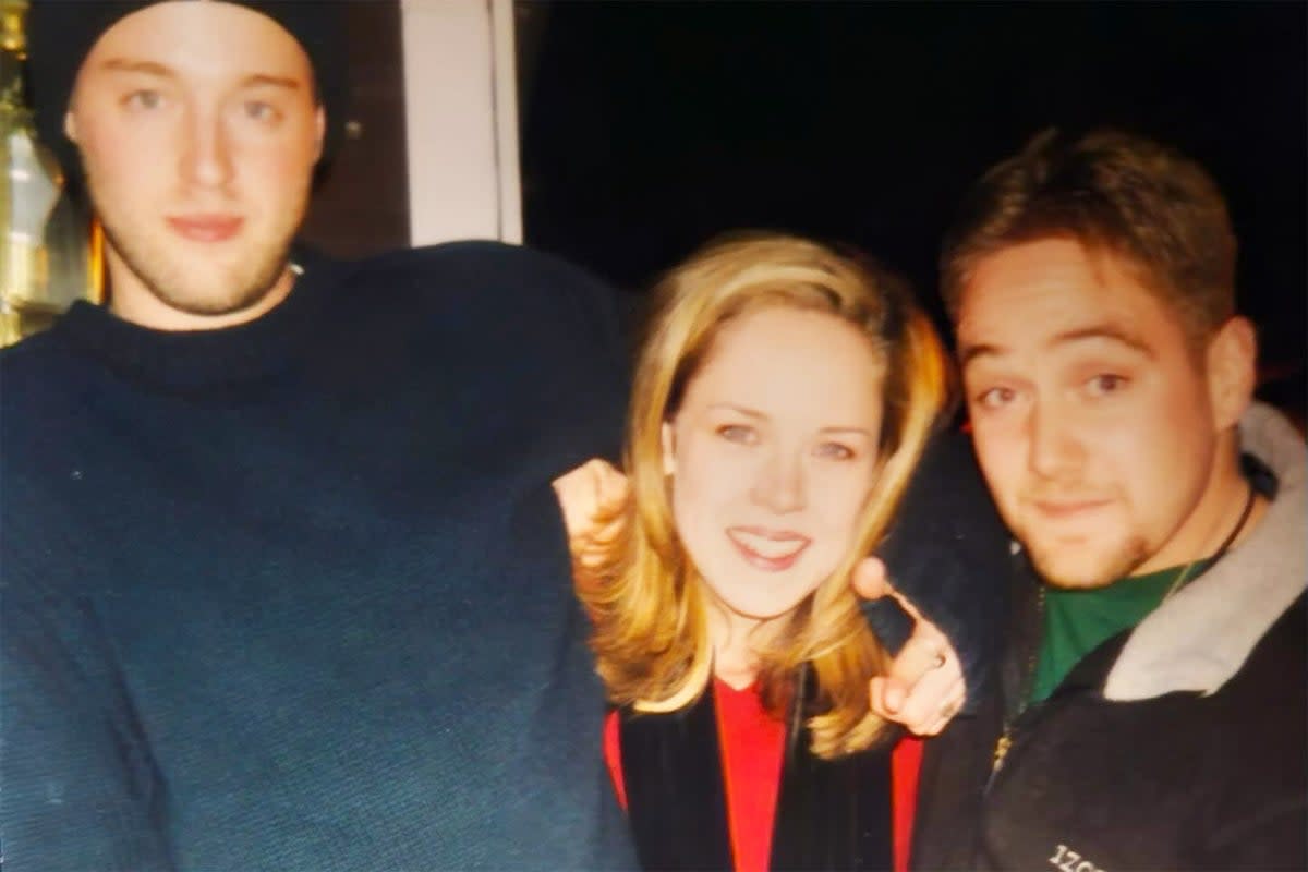 Joshua Leonard, Heather Donahue and Michael Williams at the time of filming (Joshua Leonard)