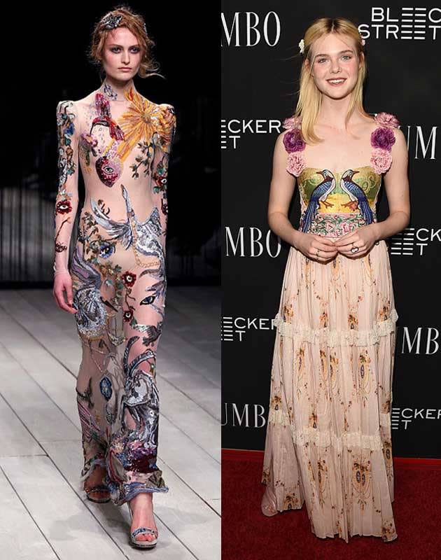 ELLE FANNING – ALEXANDER MC QUEEN