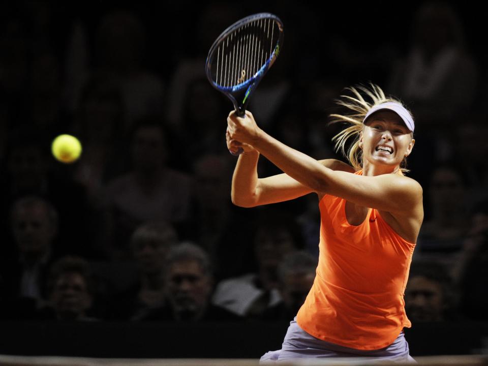 Sharapova has reentered the WTA rankings for the first time since her doping ban: Getty