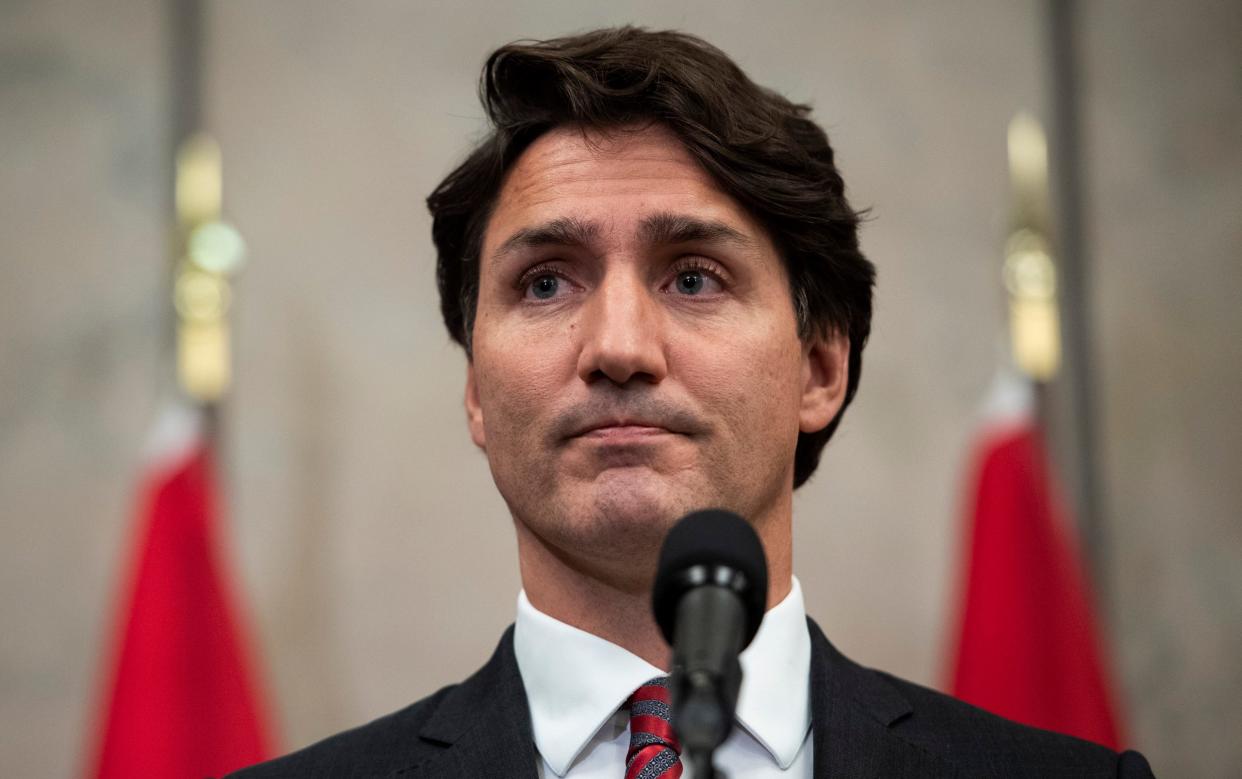 Canadian Prime Minister Justin Trudeau announced that Canadians Michael Spavor and Michael Kovrig had been released from detention in China - (Justin Tang/The Canadian Press