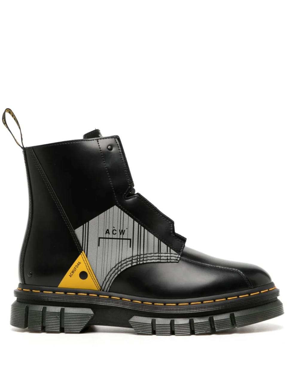 Dr. Martens, Dr. Martens collaborations, Dr. Martens collab, Docs, a-cold-wall, a cold wall, 1460 boots, black boots, bex neoteric, 