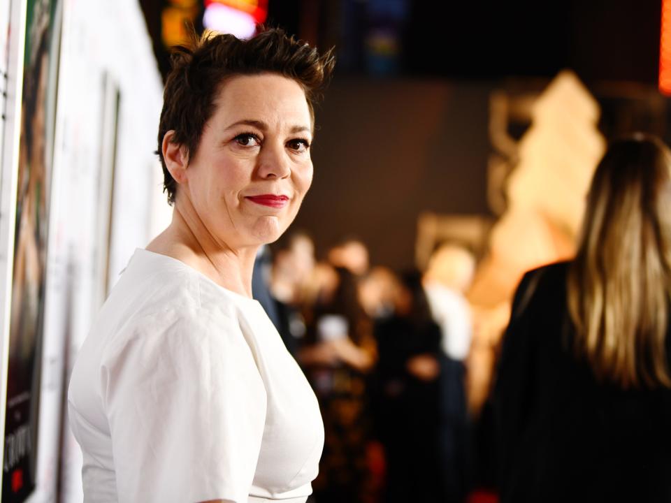 Olivia Colman attend AFI Fest: The Crown & Peter Morgan Tribute at TCL Chinese Theatre on November 16, 2019 in Hollywood, California. (Photo by