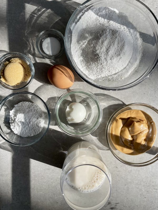 Rosa Parks' Peanut Butter Pancakes Ingredients<p>Courtesy of Choya Johnson</p>