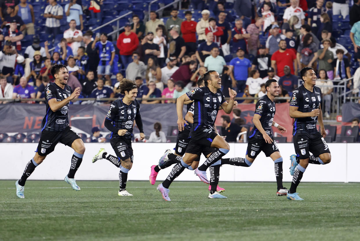 Querétaro empezó la Leagues Cup con una goleada en contra, pero se repusieron y ahora son la sorpresa del torneo. (Fred Kfoury III/Icon Sportswire via Getty Images)