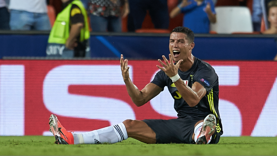 Cristiano Ronaldo’s frustration is clear for all to see as the tears begin to flow