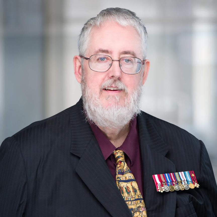 Austin Mardon, an Alberta professor and activist, has been awarded a medal from NASA for contributions to inclusion in space exploration. (Submitted by Austin Mardon - image credit)