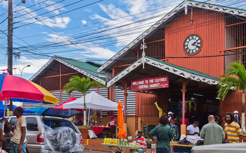 Castries' Vendors' Arcade