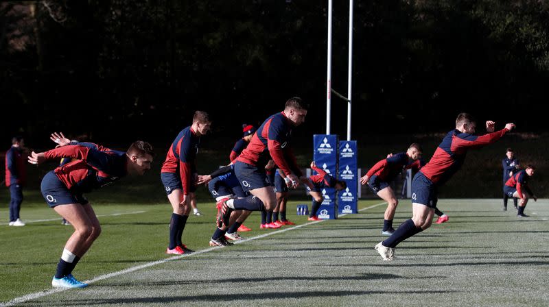 Six Nations Championship - England training