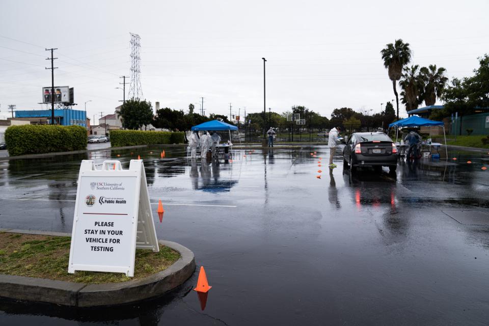 Antibody testing in Los Angeles County started with collecting blood samples from 1,000 volunteers.