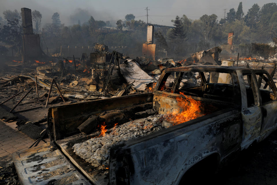 Impactantes imágenes de los incendios en California