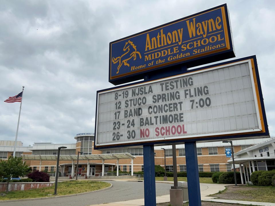 Anthony Wayne Middle School on Garside Avenue in Wayne.
