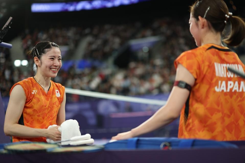 Chihiro Shida (left) has attracted much attention from netizens because of her good looks. (Photo: Getty Images)