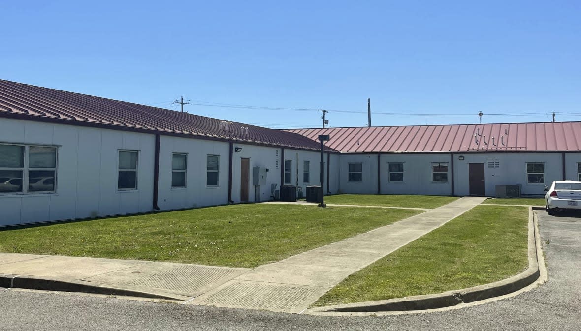 This photo provided by Kevin Fee, senior special litigation counsel with the ACLU of Illinois, shows the Franklin County Juvenile Detention Center in Benton, Ill., May 3, 2023. (Kevin Fee/ACLU of Illinois via AP)