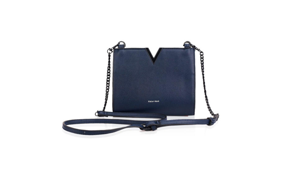 <p>Ophelia cross-body in navy blue, $62,<a rel="nofollow noopener" href="https://www.pixiemood.com/product/ophelia-crossbody-navy-blue-retail/" target="_blank" data-ylk="slk:pixiemood.com;elm:context_link;itc:0;sec:content-canvas" class="link "> pixiemood.com</a> </p>