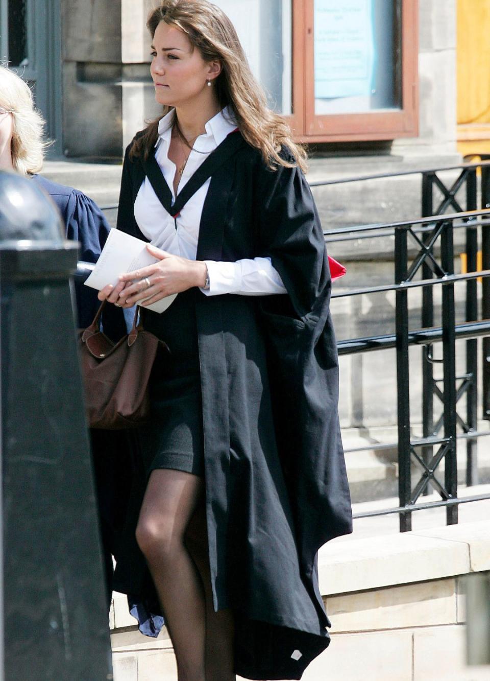 Kate Middleton on her graduation day.