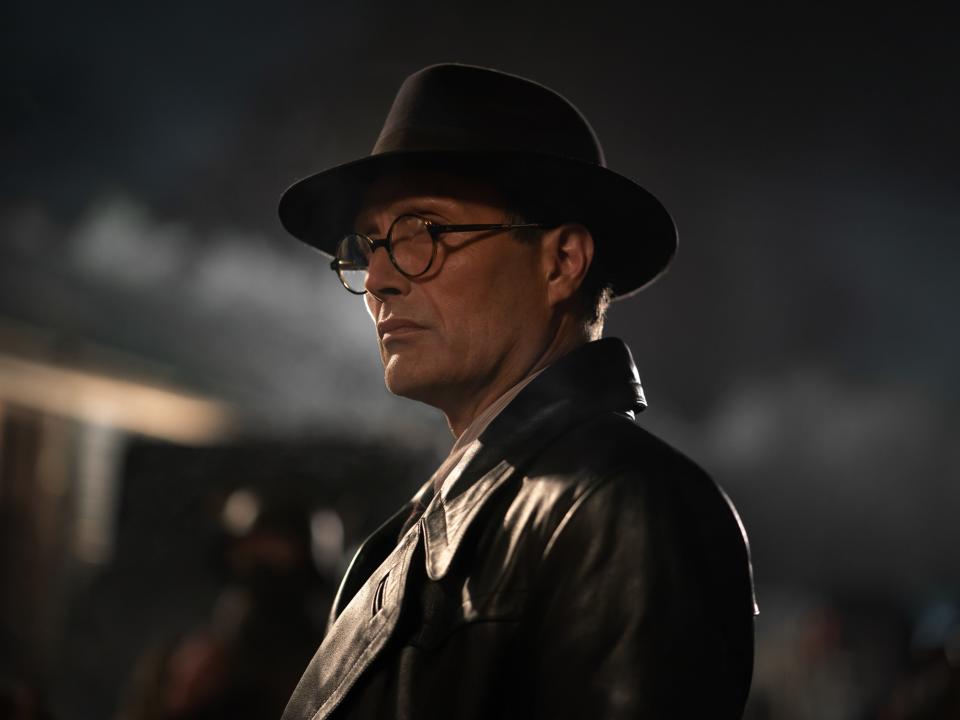 Mads MIkkelsen as Jurgen Voller in "Indiana Jones and the Dial of Destiny"