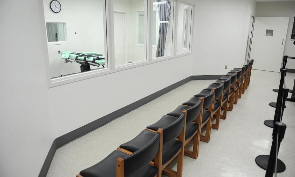 The lethal injection chamber at San Quentin state prison, California. 