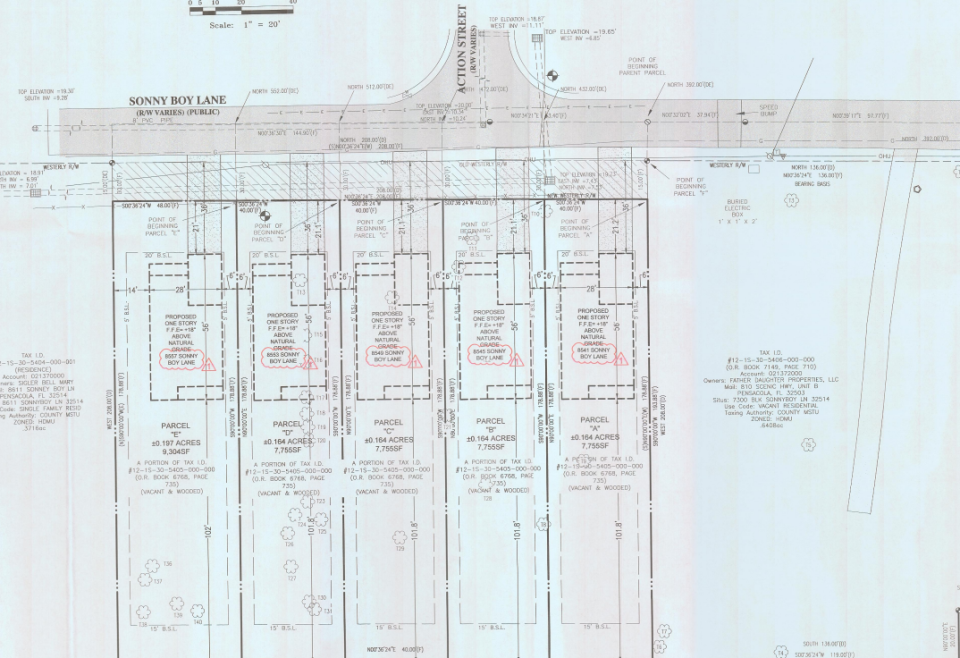 The Sonnyboy Lane homes project was approved develop five lots for one-story homes using a near one-acre parcel