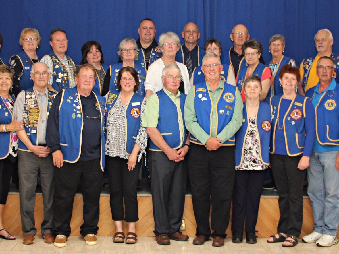 The St. Mary's District Lions Club in Sherbrooke, N.S., now has an honourary member who has accidentally been receiving — and enjoying — emails from the group for more than two years.  (Nancy Chaston - image credit)