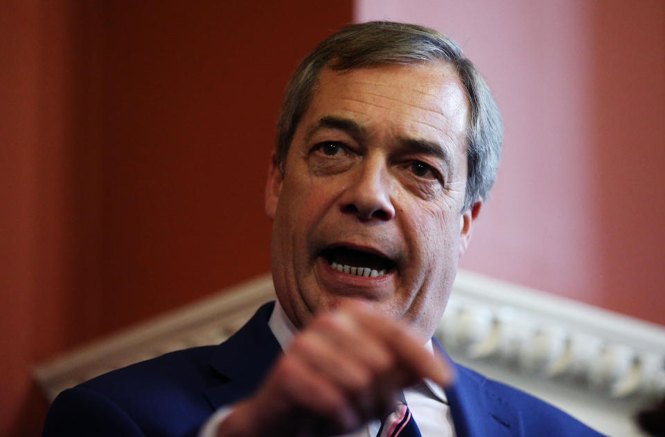 <em>Battle to survive – former leader Nigel Farage has cast doubt on the future of the party</em>