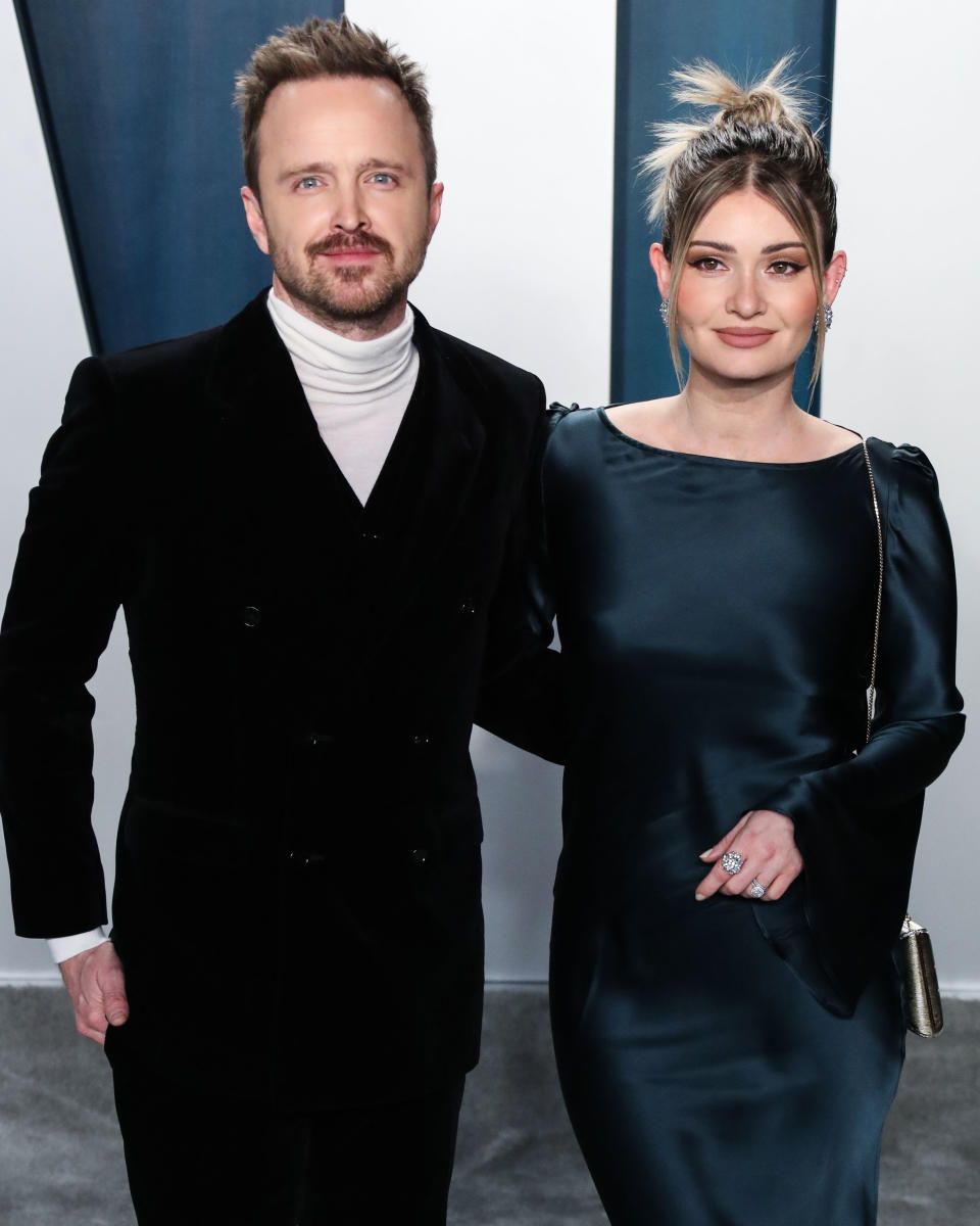 Aaron Paul and wife Lauren