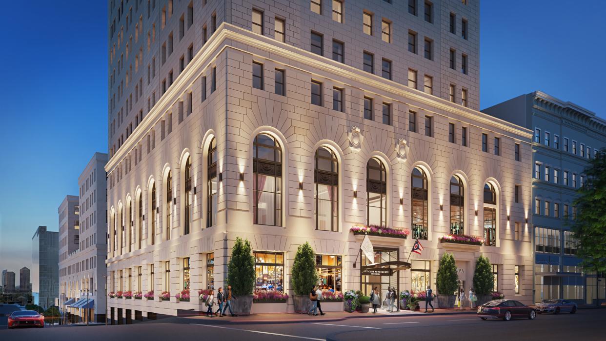 Artist's rendering of City Club Apartments Union Central