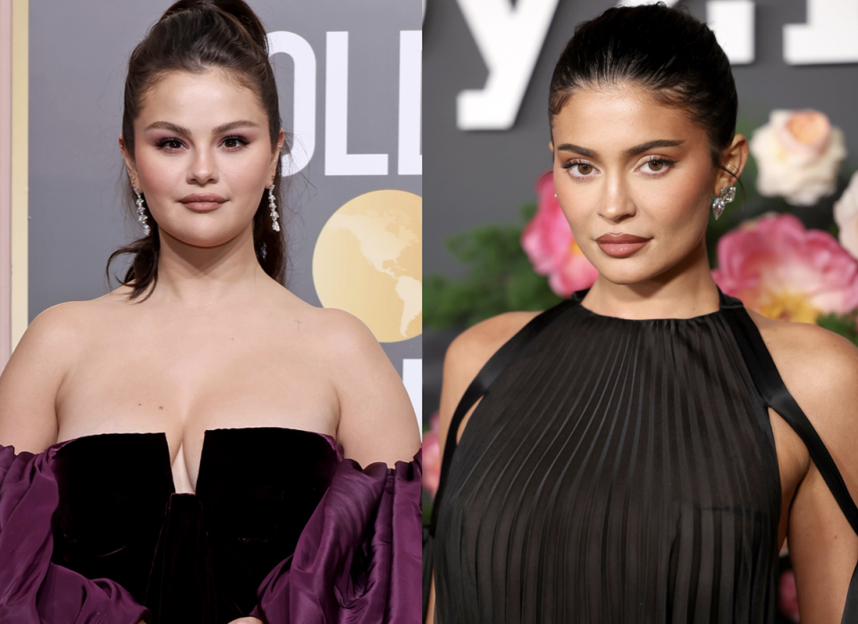 Fans alleged Jenner had ‘shaded’ Gomez over her recently permed eyebrows (Getty Images)