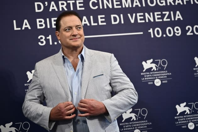 brendan-faser-himbo-dltf.jpg ITALY-CINEMA-VENICE-FILM-FESTIVAL-MOSTRA - Credit: Marco Bertorello/AFP/Getty Images