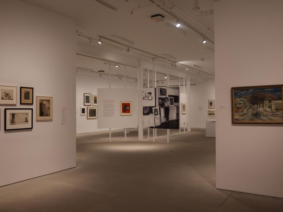 interior shot of the international print gallery in nyc