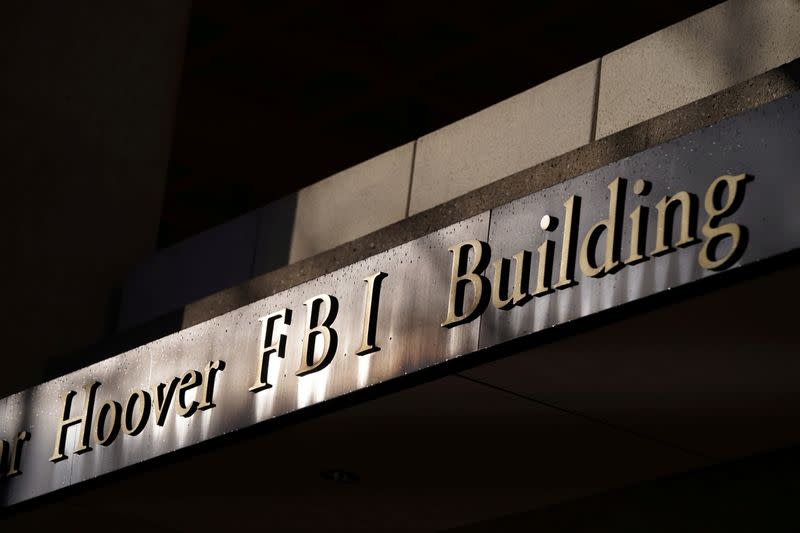 FILE PHOTO: The FBI building is seen in Washington