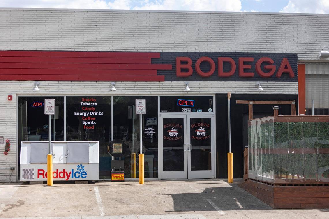 Bodega is a grocery store with a bar tucked behind in Fort Worth, Texas, on Friday, July 29, 2022.