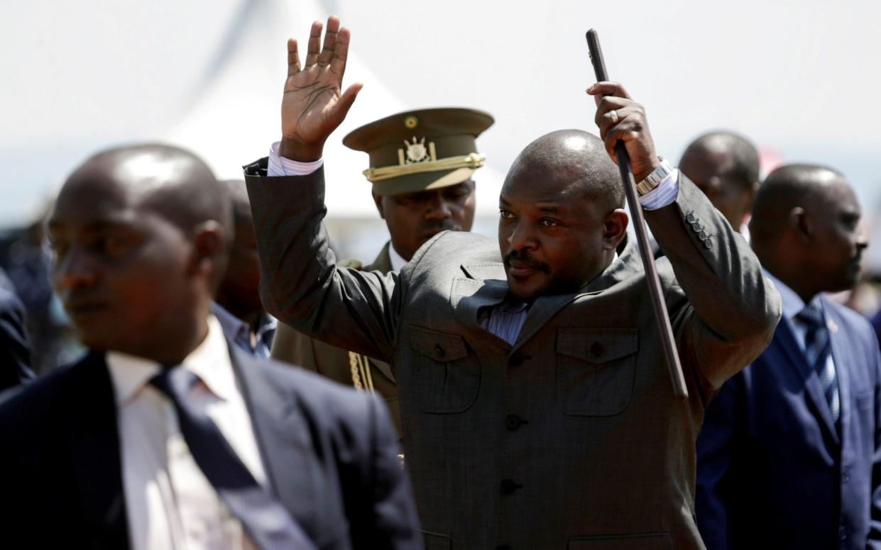 Burundi's President Pierre Nkurunziza is stepping down in May - REUTERS