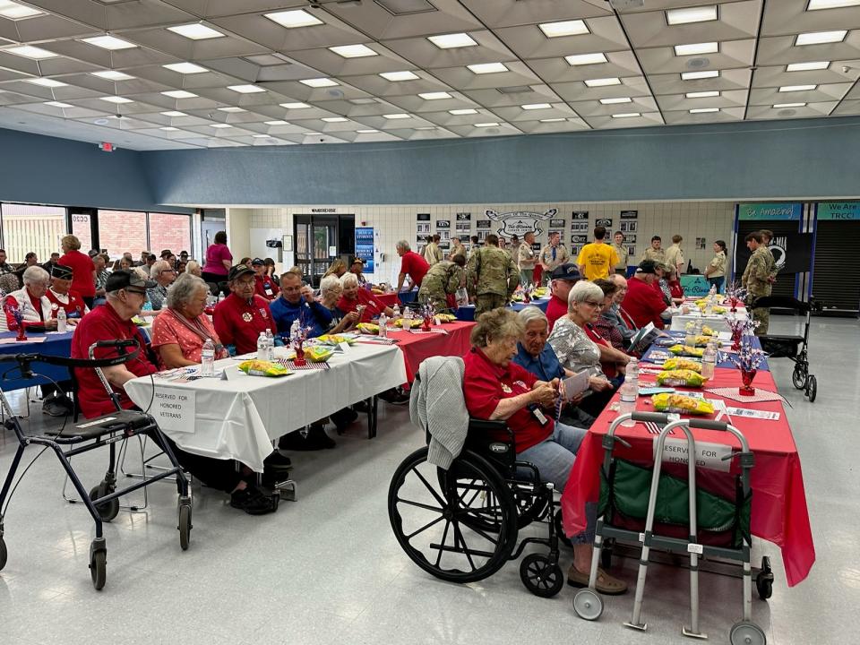 In four years, more than 100 veterans have been honored at the Honor Flight at Home ceremonies. The 2023 event was held at Tri-Rivers Career Center. The Honor Flight at Home Marion event is open to Ohio veterans aged 65 and older who have served on active duty from 1941 to 1975.
